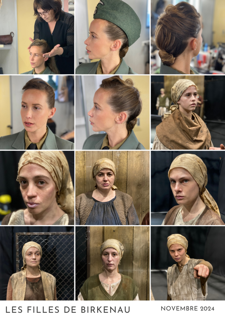 Coiffure et maquillage HMC audiovisuel Montpellier Les filles de Birkenau pour France Télévisions le dimanche 13-15 de Laurent Delahousse